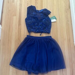 BNWT 2 PIECE LOVE REIGN JUNIOR PROM FORMAL DRESS